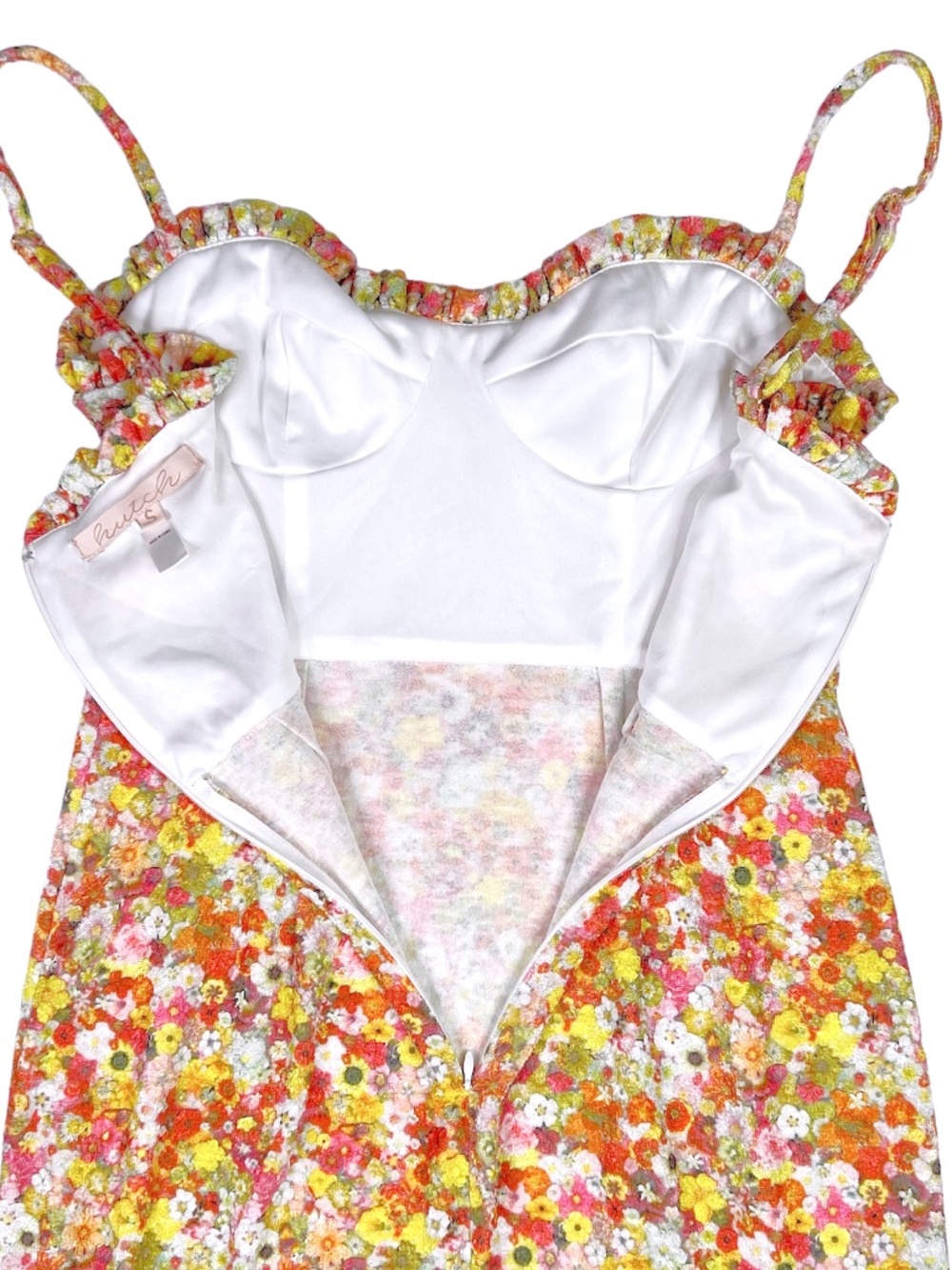 Anthropologie Hutch Selene Bustier Floral Midi Dress Size Small - Picture 11 of 13